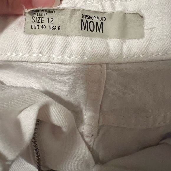 Top Shop Moto Mom Cut Offs - Picture 4 of 5